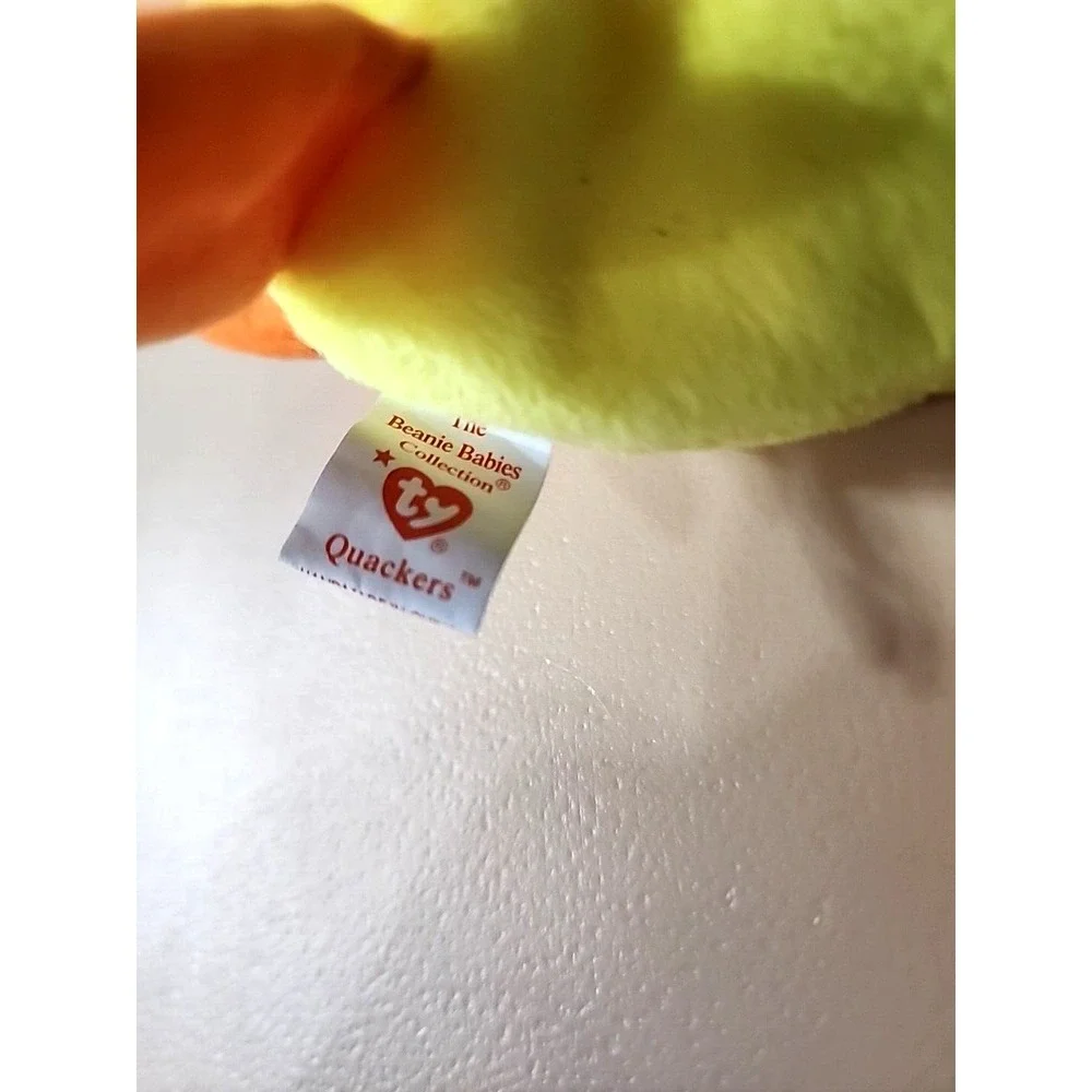 Quackers w. Tag DoB 4-19-94 Ty Beanie‎ Babies Vintage Retired Plush Stuffed Toy